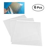 6PCS A4 Transparent Ink Jet Adhesive Film WaterProof Inkjet Transparency Silk Screen Film