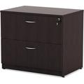 ALEVA513622WA Series 34 In. X 22-3/4 In. X 29-1/2 In. Two-Drawer Lateral File - Modern Walnut