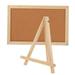 Wood Frame Wooden Message Board Tripod Easel Letter Boards with Stand Cork Bulletin Tack Display