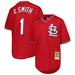 Youth Mitchell & Ness Ozzie Smith Navy St. Louis Cardinals Cooperstown Collection Mesh Batting Practice Jersey