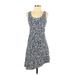 Lole Casual Dress - A-Line Scoop Neck Sleeveless: Blue Dresses - Women's Size X-Small