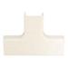 [Pack of 2] 3/4 inch Surface Mount Cable Raceway Ivory Tee