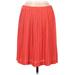 Banana Republic Casual Skirt: Red Solid Bottoms - Women's Size Medium