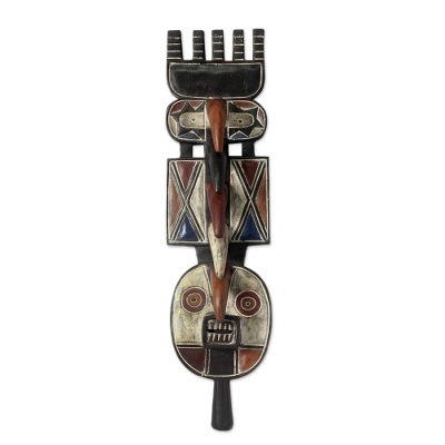 'Earth Goddess Spirits' - Burkina Faso Wood Mask