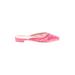 J.Crew Mule/Clog: Pink Print Shoes - Women's Size 7 - Pointed Toe