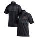 Men's adidas Black ULM Warhawks Sideline Quarter-Zip Decorated Polo