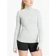 adidas Techfit COLD.RDY 1/4 Zip Long Sleeve Training Top, Wonder Silver