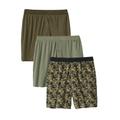 Men's Big & Tall Cotton Boxers 3-Pack by KingSize in Hunter Camo Pack (Size 7XL)