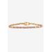 Women's Birthstone Gold-Plated Tennis Bracelet by PalmBeach Jewelry in June