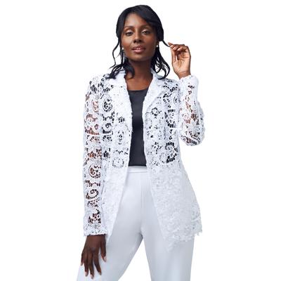 Plus Size Women's Lace Blazer by Jessica London in...