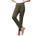 Plus Size Women's True Fit Stretch Denim Straight Leg Jean by Jessica London in Dark Olive Green (Size 20) Jeans