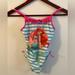 Disney Swim | Little Mermaid Swim Suit Size Medium | Color: Blue/Pink | Size: Little Girls Medium