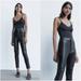 Zara Pants & Jumpsuits | New Zara High Rise Faux Leather Legging Black | Color: Black | Size: L