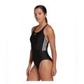 Adidas Swim | New Adidas 3 Stripe Womans Athletic Swimsuit | Color: Black/White | Size: 18