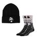 Disney Accessories | Nightmare Before Christmas Jack Skellington Beanie And Socks | Color: Black/White | Size: Os