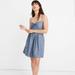 Madewell Dresses | Madewell Nwt Chambray Tie Front Cutout Cami Dress Size 14 | Color: Blue | Size: 14