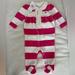 Ralph Lauren One Pieces | New With Tags Ralph Lauren Baby Girl One Piece. | Color: Pink/White | Size: 3-6mb