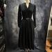 J. Crew Dresses | J Crew Black Cotton Swiss Dot V-Neck Maxi Dress Romantic Prairie Goth Witch | Color: Black | Size: Xxs