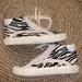 Madewell Shoes | Madewell/High Top Zebra Shoes | Color: Brown/Cream | Size: 7