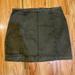 Free People Skirts | Free People Modern Femme Army Green Mini Skirt | Color: Green | Size: 8