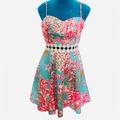 Lilly Pulitzer Dresses | Lilly Pulitzer Dress | Lilly Pulitzer Lenore Dress | Spaghetti Strap | Vacation | Color: Blue/Pink | Size: 4