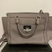 Michael Kors Bags | Michael Kors Grey Saffiano Leather Satchel Bag | Color: Gray | Size: Os