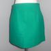 J. Crew Skirts | J Crew Bright Kelly Green Emerald Classic Mini Work Casual Wool Skirt 14275 Smal | Color: Green | Size: 4