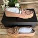 J. Crew Shoes | J. Crew Soft Unlined Suede Moccasin Loafers Almond Biscotti Tan Be774 Size 7.5 | Color: Pink/Tan | Size: 7.5