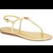 Kate Spade Shoes | Kate Spade Light Gold Tracie Thong Sandal 8.5 | Color: Gold | Size: 8.5