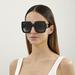 Gucci Accessories | New Gucci Oversized Square Women's Sunglasses Gg0053sn 001 Gucci Eyewear | Color: Black/Gray | Size: Os
