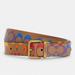 Coach Accessories | New Coach Rainbow Belt Roller Buckle Cut To Size Reversible 38 Mm | Color: Brown/Red | Size: Os