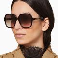 Gucci Accessories | New Gucci Square Women Sunglasses Gucci New Collection Gg1189s | Color: Brown | Size: Os