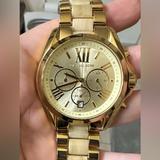 Michael Kors Accessories | Michael Kors Bradshaw Mk5722 Watch | Color: Cream/Gold | Size: Os