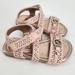 Michael Kors Shoes | Michael Kors Pink Girl Sandals Size 7 | Color: Gold/Pink | Size: 7bb