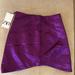 Zara Skirts | Brand New Zara Purple Satin Miniskirt - Xsmall | Color: Purple | Size: Xs