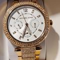 Michael Kors Accessories | New Mk Women's Watch | Color: Gold/Tan | Size: Os