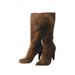 Jessica Simpson Shoes | Jessica Simpson Virnica 2 Suede Tall Brown Heeled Fashion Boots Size 8 Medium Br | Color: Brown | Size: 8