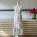 Zara Dresses | Linen High Low Halter Sundress From Zara Size Medium | Color: White | Size: M