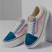 Vans Shoes | New Vans Old Skool Stackform Platform Sneakers In Sherpa Lining Size 7.5 | Color: Blue/White | Size: 7.5