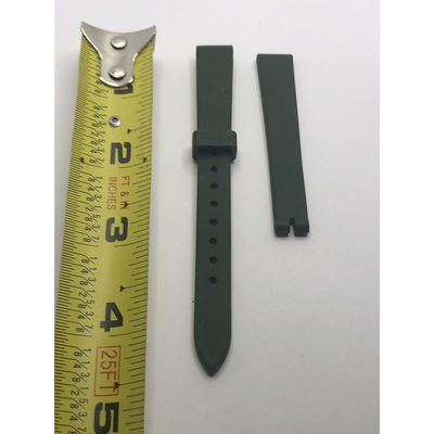 Kate Spade Jewelry | Kate Spade Watch Parts 2 Piece Band Silicon 10mm Green No Clasp Py356 | Color: Green | Size: One Size