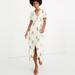 Madewell Dresses | Madewell Ruffle-Sleeve Maxi Dress | Color: Cream/White | Size: 0