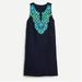 J. Crew Dresses | J. Crew 100% Linen Shift Dress With Embroidery And Pockets Size Large Tall | Color: Blue/Green | Size: Lt