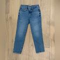 Madewell Jeans | Madewell - Perfect Vintage Straight Leg Jeans, Petite Length | Color: Blue | Size: 23p