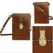 Michael Kors Bags | Michael Kors Hamilton Lock Leather Belt Bag Brown Gold M | Color: Brown/Gold | Size: M