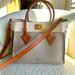 Louis Vuitton Bags | Louis Vuitton On My Side Tote Mm Galet.The Brand New, Box & Dust Bag Included! | Color: Cream/Gray | Size: Os