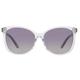 Coach Accessories | New Coach Women Polarized Sunglasses Transparent Grey Frame/Purple Gradient Lens | Color: Purple | Size: Os