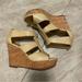 Michael Kors Shoes | Michael Kors Beige Wedge Heels Size 6 | Color: Tan | Size: 6