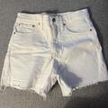 Madewell Shorts | Madewell High Rise Short Jeans | Color: White | Size: 26