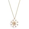 Kate Spade Jewelry | Kate Spade Bungalow Bouquet Long Pendant Necklace | Color: Gold/White | Size: Os