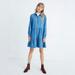 Madewell Dresses | Madewell Denim Tiered Shirtdress | Color: Blue | Size: M